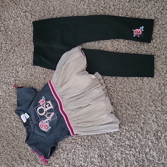 Matching 2pc Little Lass Spring outfit size 6. - Picture 1 of 2